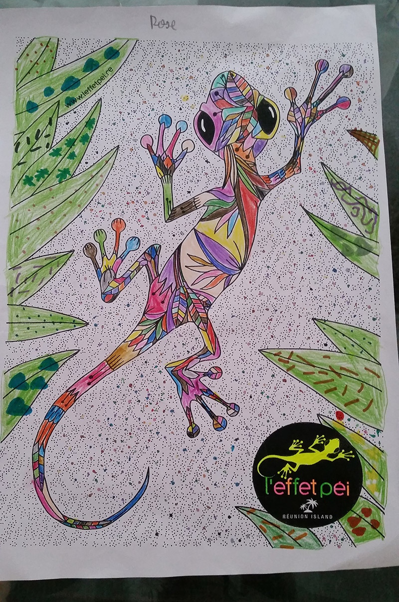 Coloriage, un arbre de Pâques - tipirate